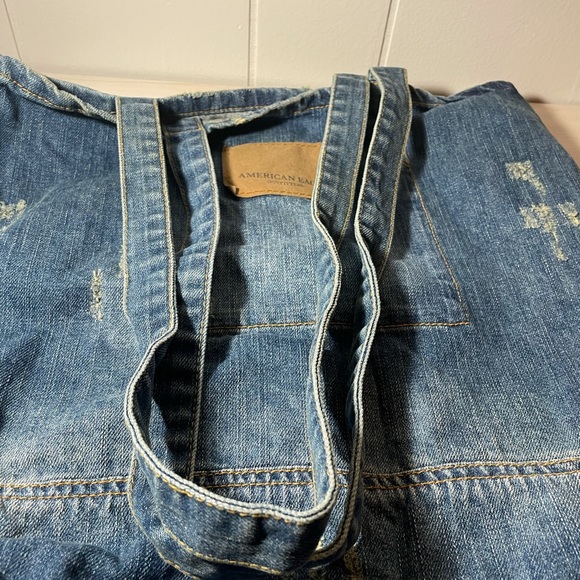 NWOT American Eagle Blue Jean Bag - Picture 3 of 4